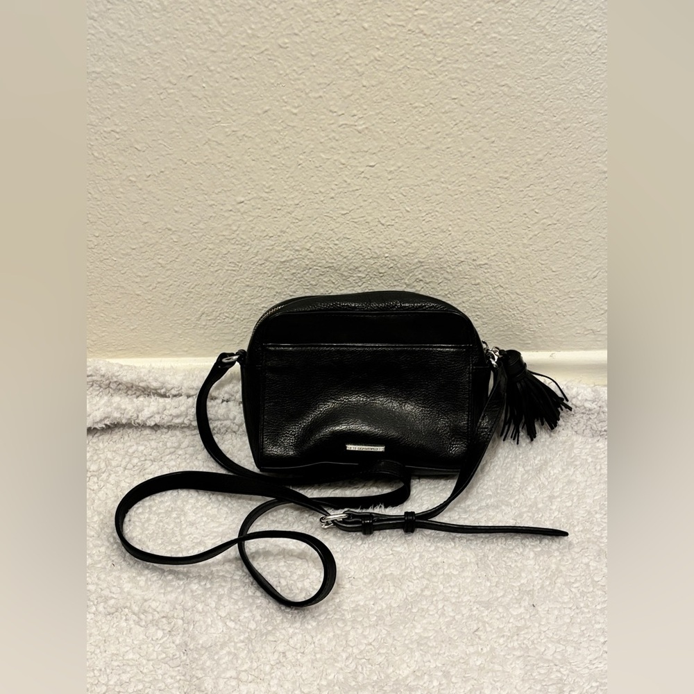 Rebecca Minkoff Black and Cream Crossbody Bag - Picture 5 of 12